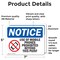 Signmission Use Of Mobile Phones Prohibited Sign With Symbol, 7 in W x Rectangle, Vinyl Decal OS-2PACK-NS-D-57-L-18801 - alternate 3